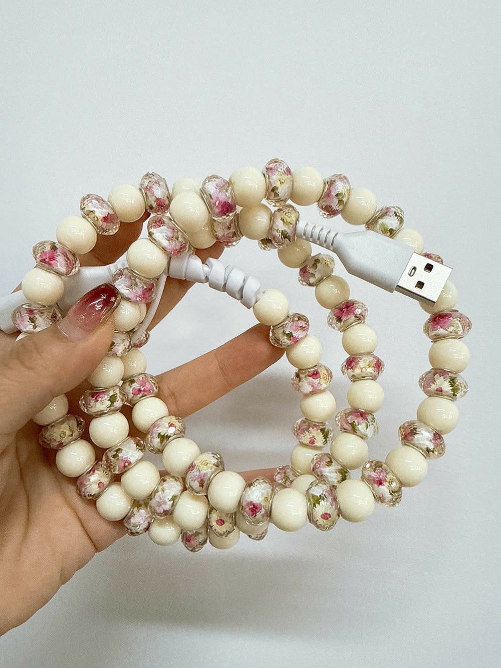 PREORDer: RERUN Dual Beaded Phone Charger  1.19.26