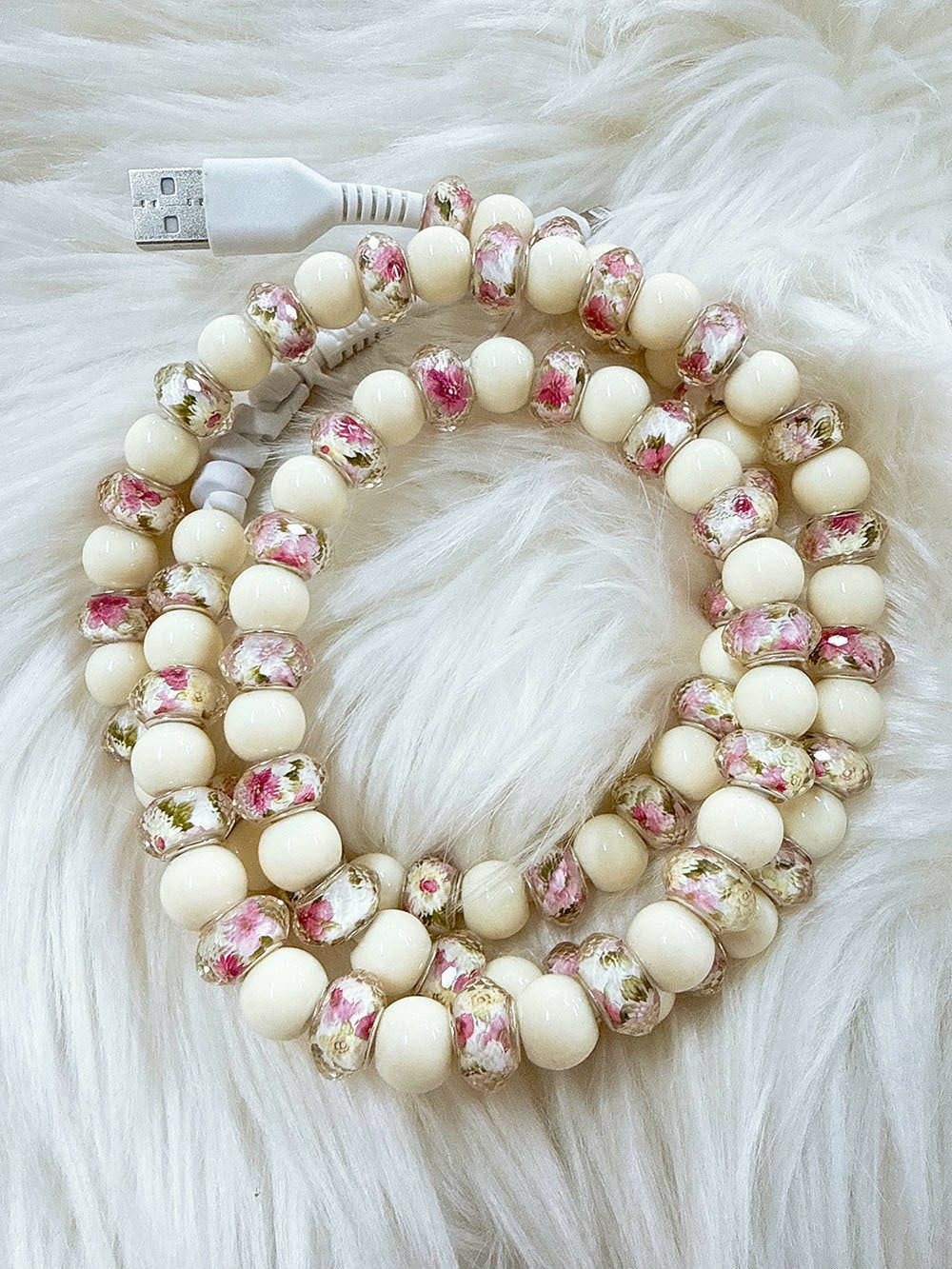 PREORDer: RERUN Dual Beaded Phone Charger  1.19.26