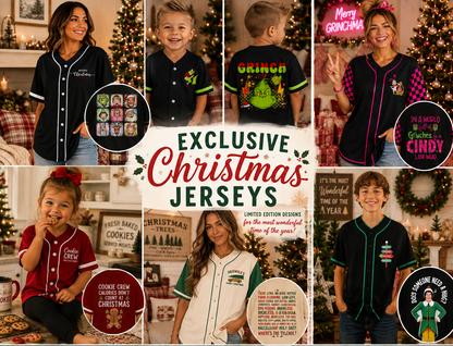 PREORDER: Exclusive Christmas Jerseys 8.31.26