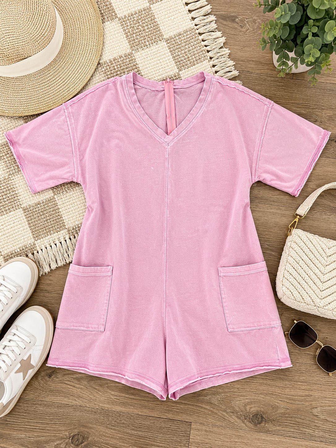 RTS: T-shirt Romper