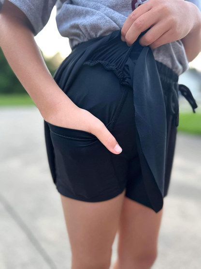 RTS: Mommy and Me Side Split Shorts - Adults