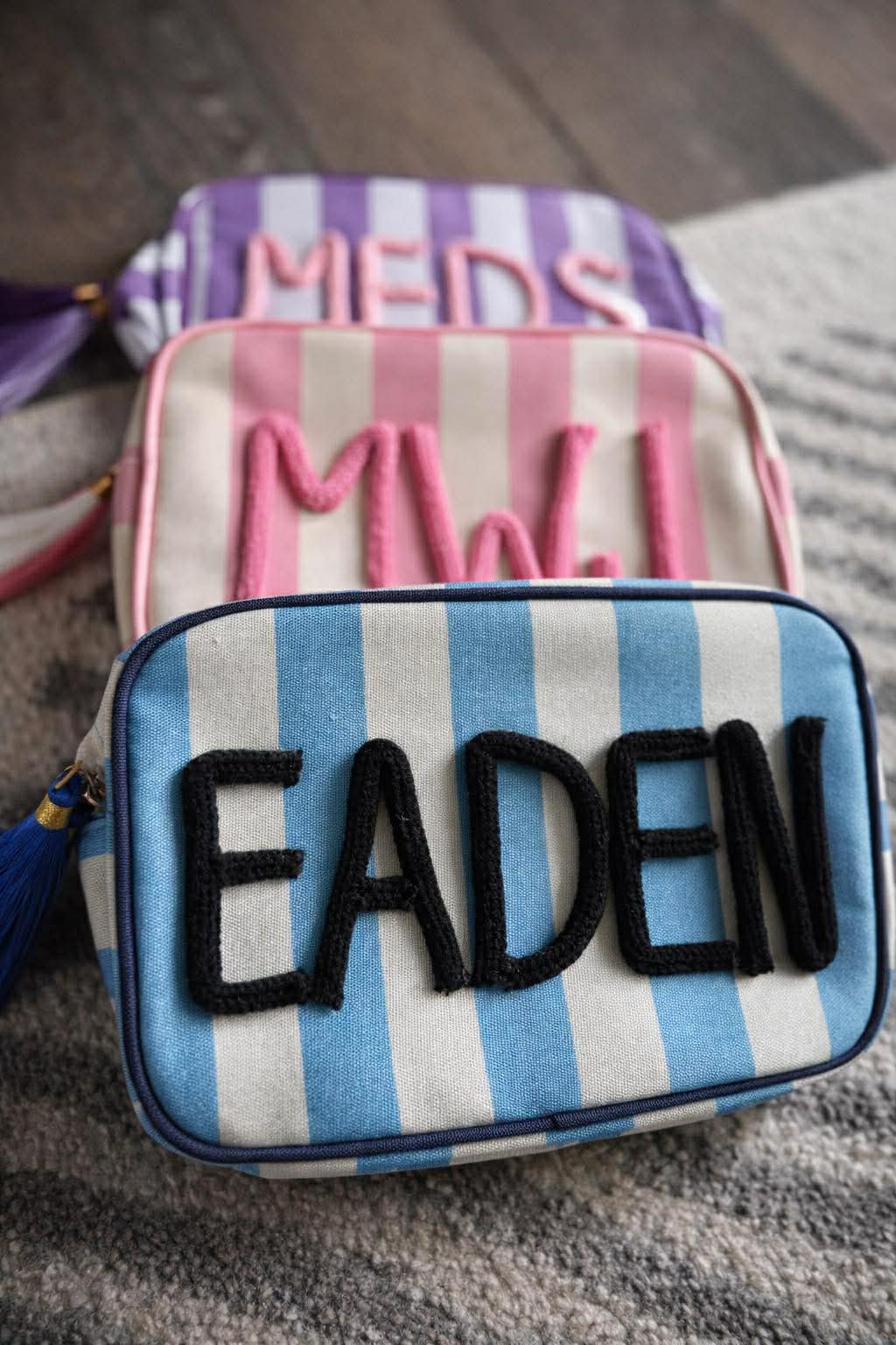 PREORDER: Rope Cosmetic Stripe Case RERUN 3.23.26 osym