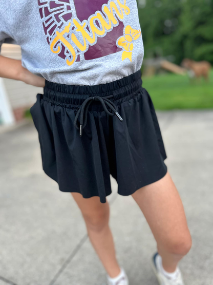 RTS: Mommy and Me Side Split Shorts - Adults