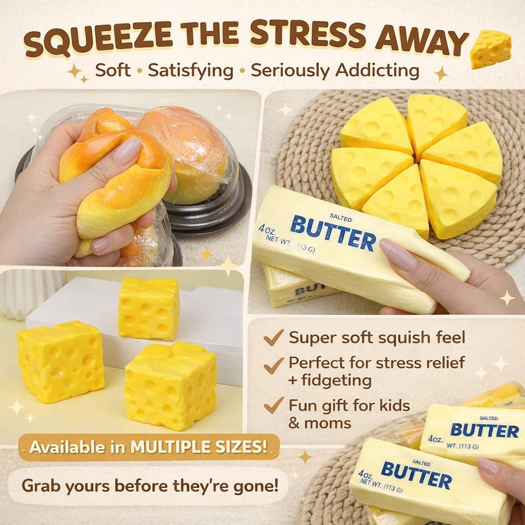 PREORDER: Food Squish Stress Reliver Toys RERUN 5.11.26 osym