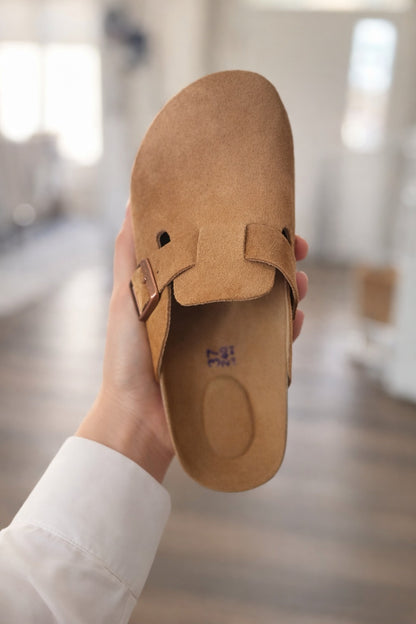 PREORDER: The Sutton Suede Clogs RERUN 11.2.26
