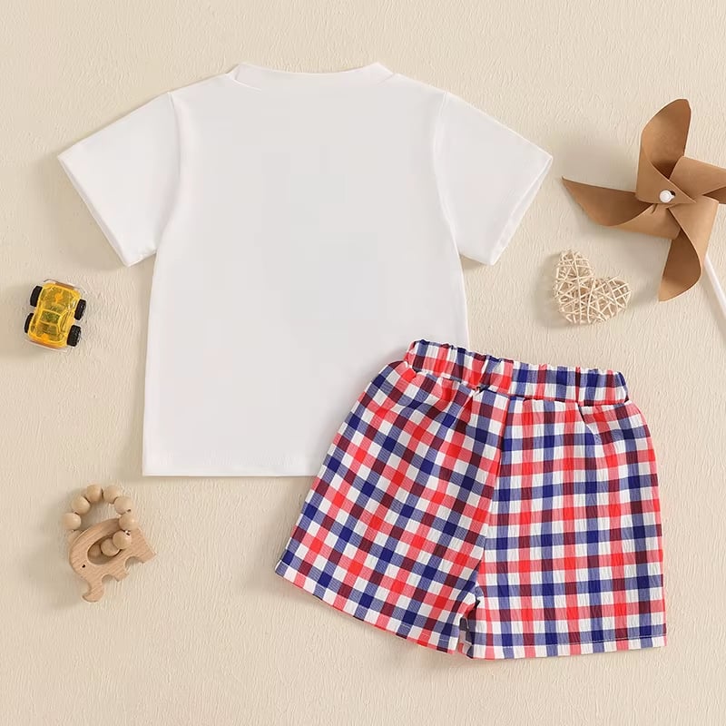 PREORDER: Checkered Shorts Set 3.9.26