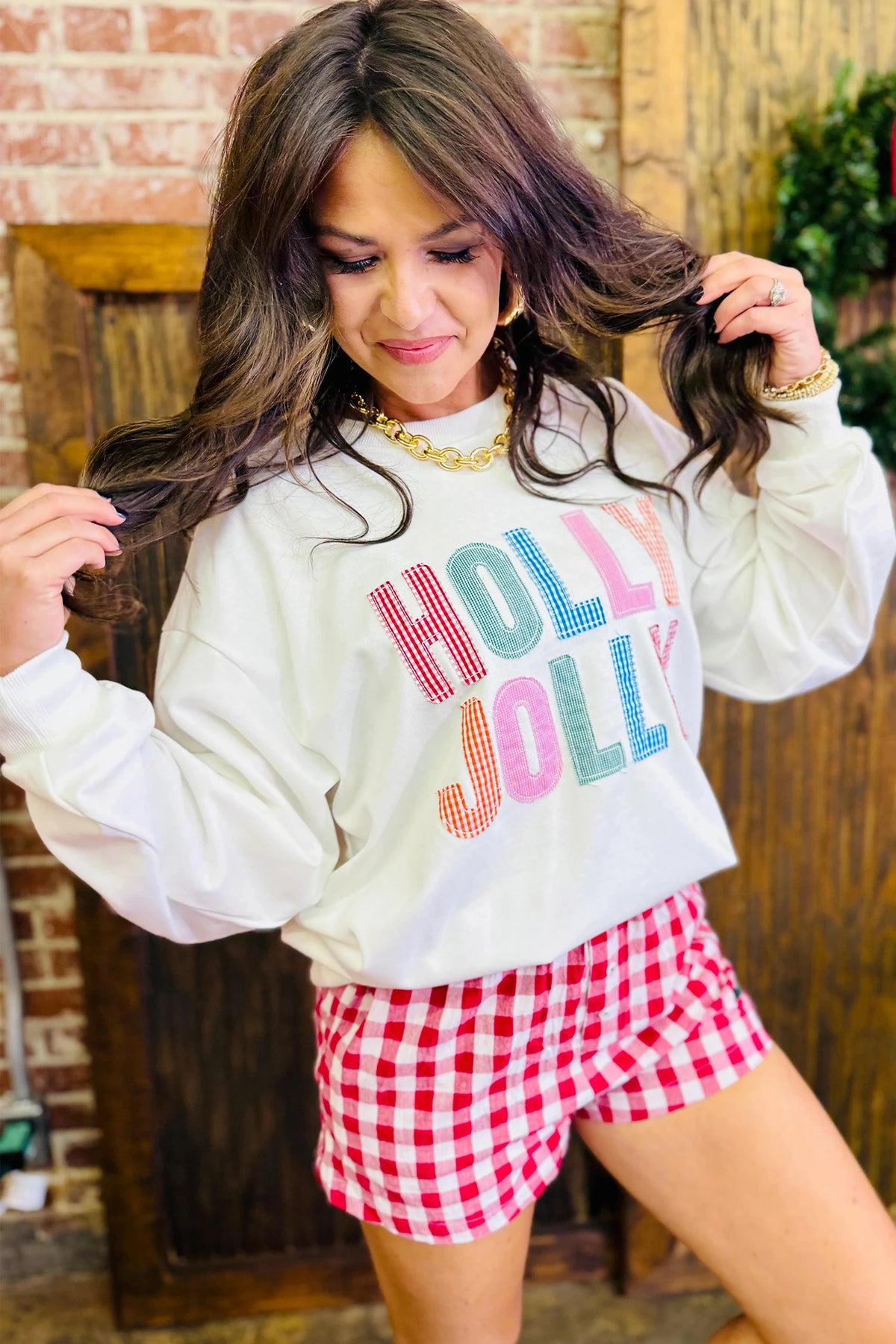 PREORDER: HOLLY JOLLY CREWNECK  10.5.26