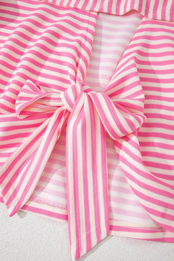 PREORDER: Striped Callie Bow top 1.19.26