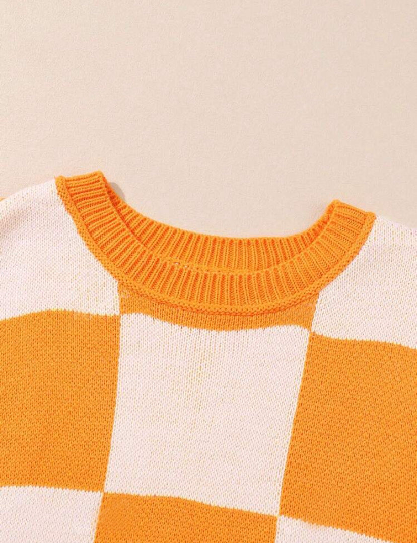 PREORDER: Cozy Checker Sweater 8.10.26
