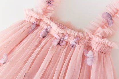 RTS: Butterfly & Flower Tulle Twirl Dress-