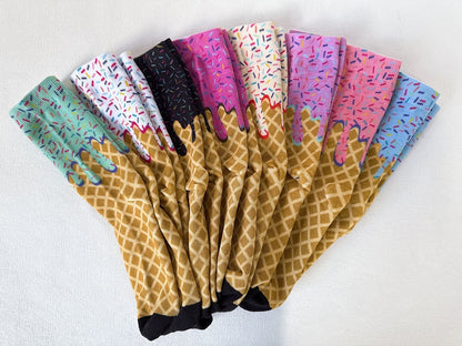 PREORDER: Ice Cream Drip Socks custom shop
