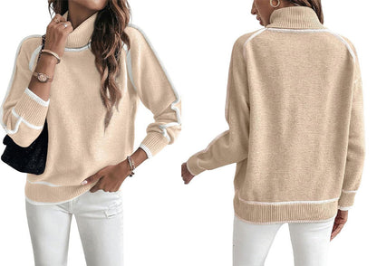 PREORDER: The Lennox Contrast Knit Sweater 11.2.26