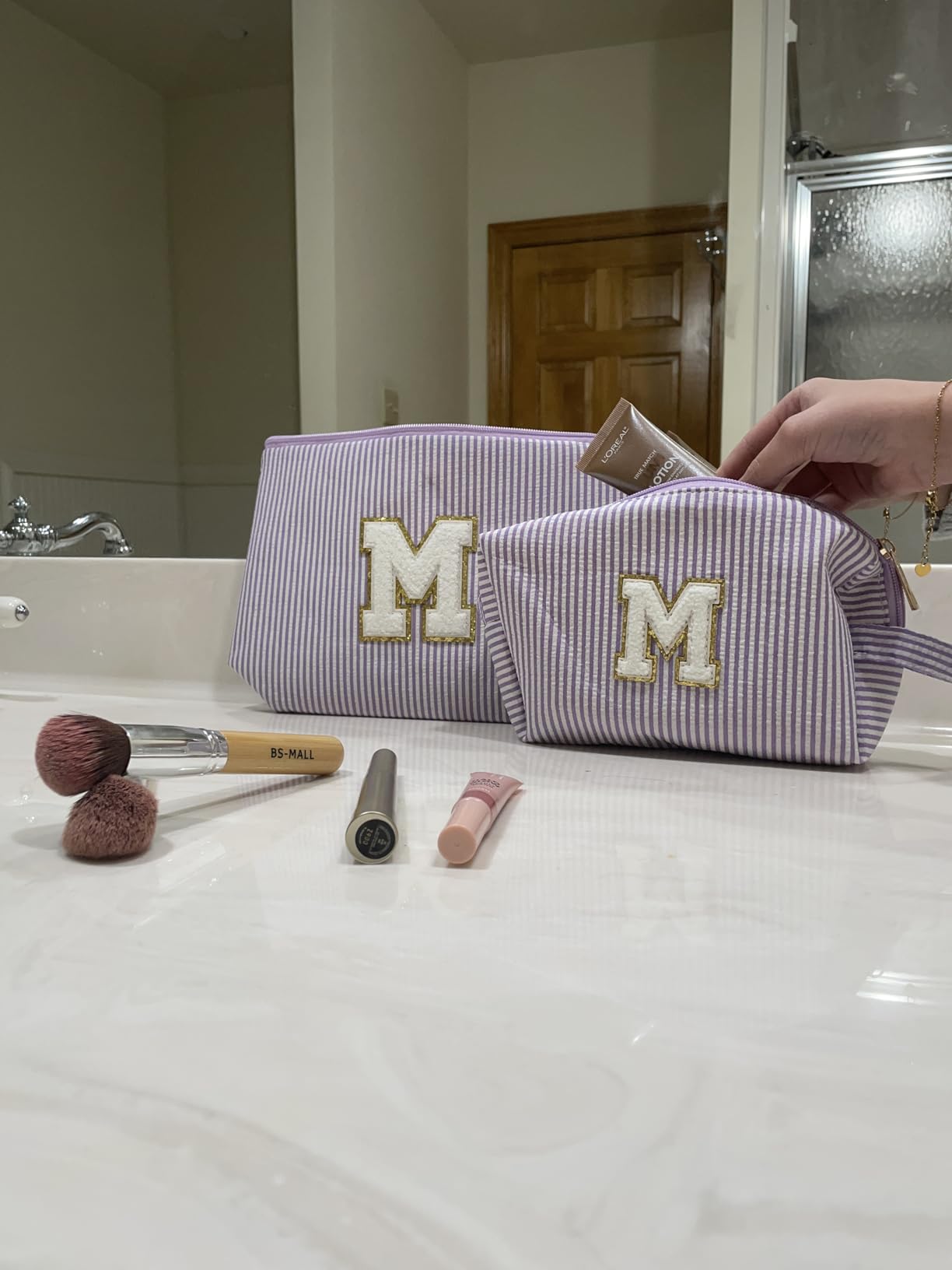 RTS: Personalized Initial Makeup Bag
