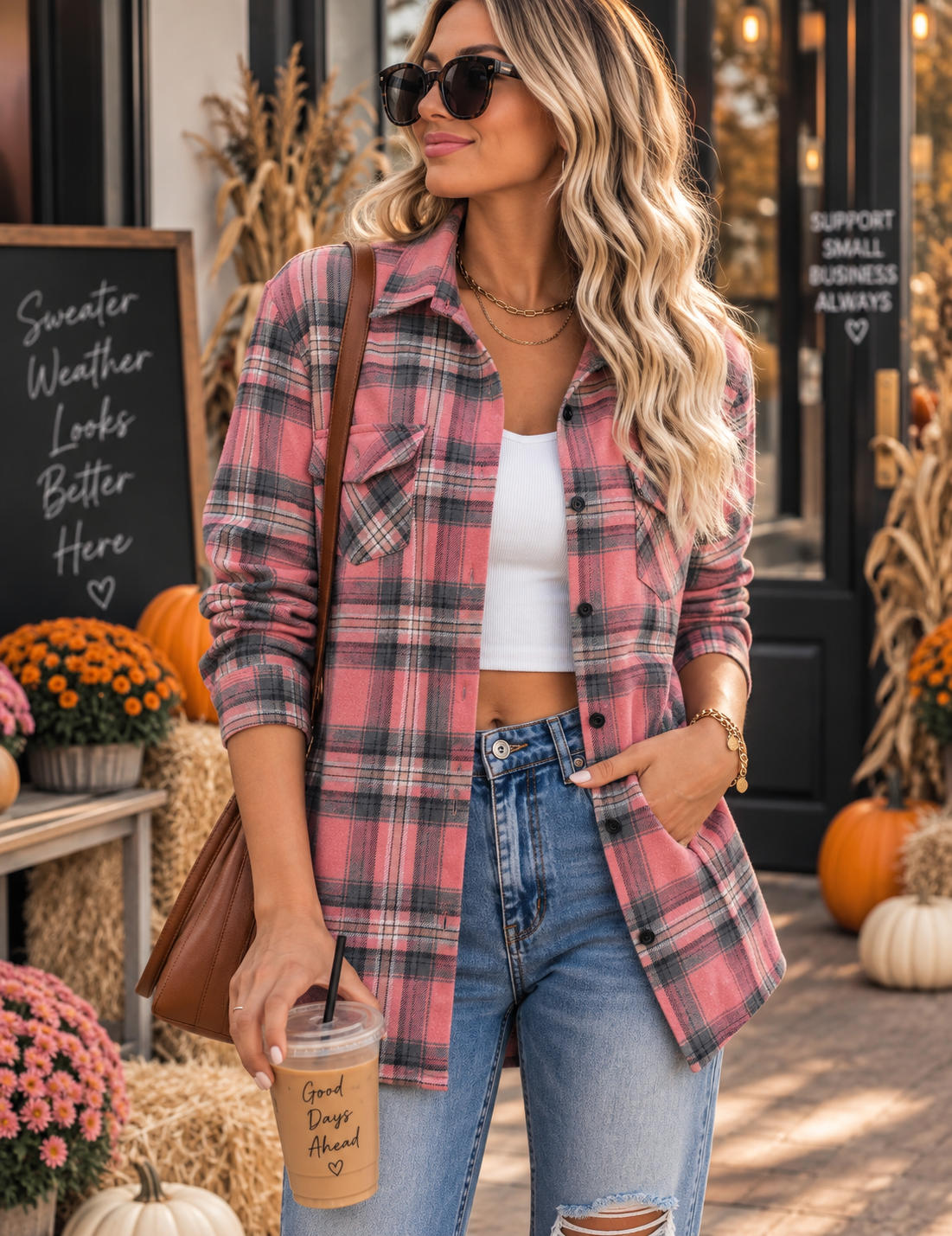 PREORDER: The Brielle Plaid Shacket 9.21.26