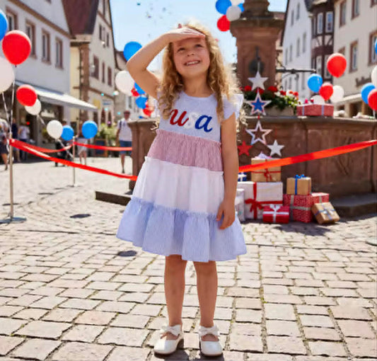 PREORDER: Faithful Red, White, Blue Dress 4.20.26