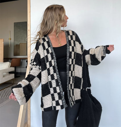 PREORDER: Cozy Check Cardigan 9.14.26