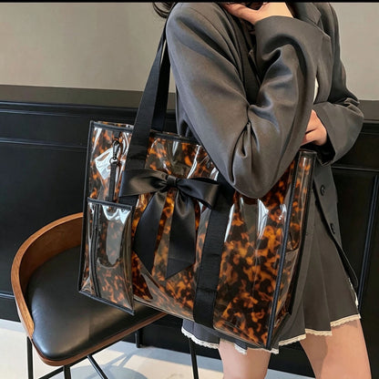 PREORDER: Tortoise PVC Tote  10.19.26