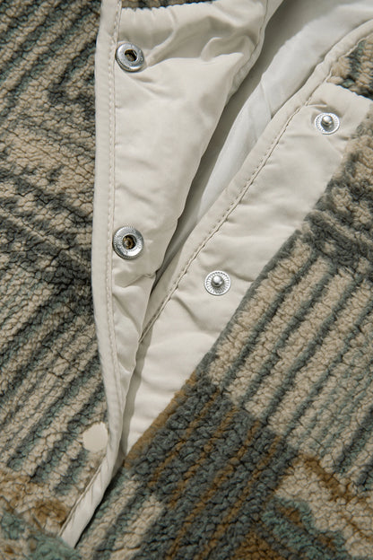 PREORDER: Boho Geometric lined shacket  10.12.26