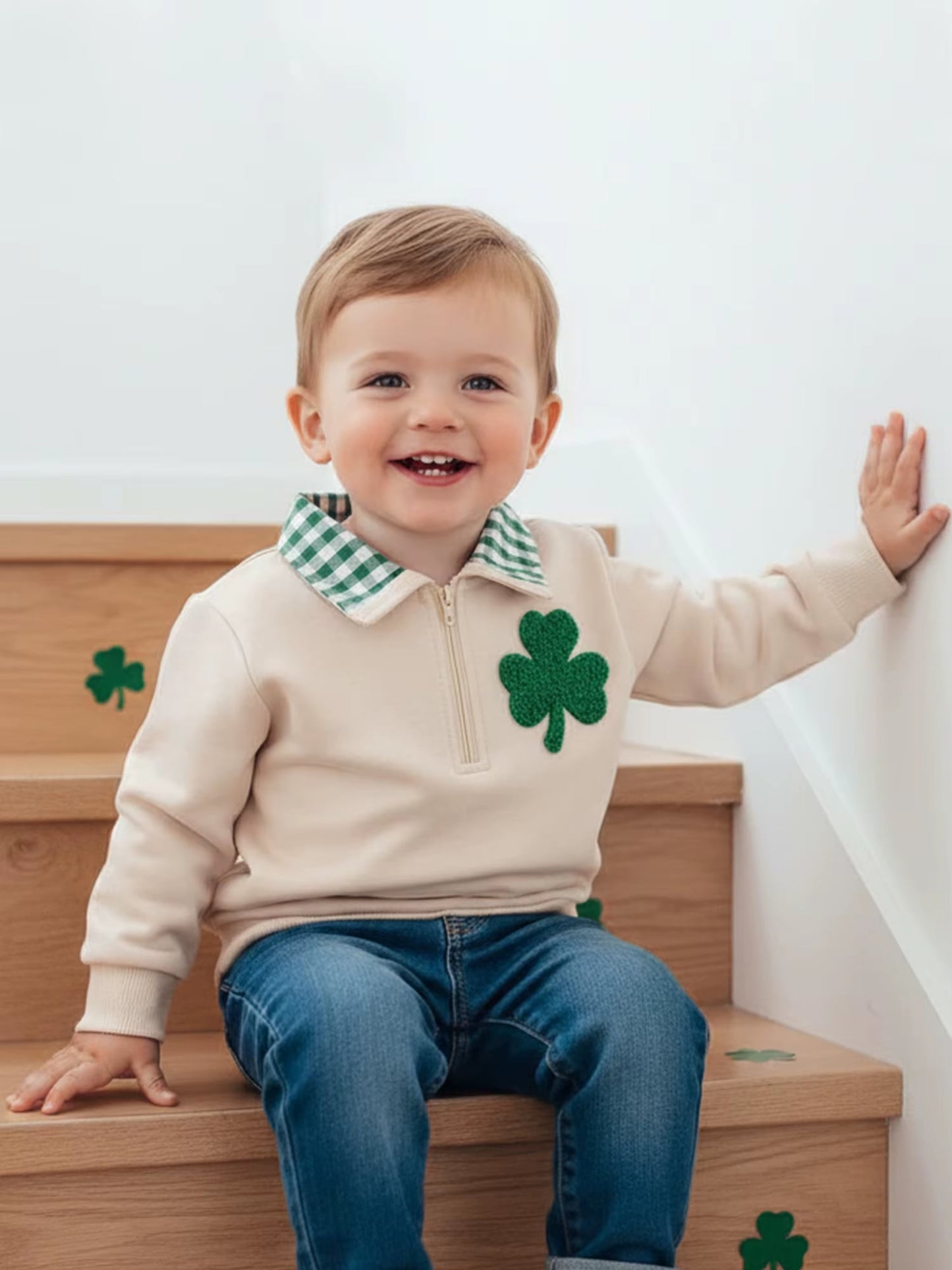 PREORDER: Little Lucky Shamrock Pullover 1.19.26 osym