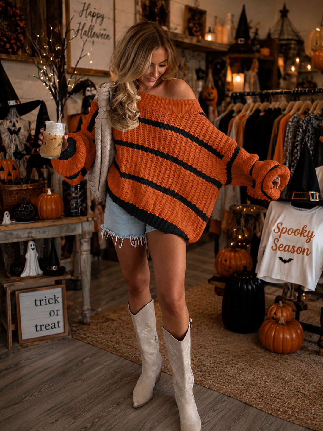 PREORDER: The Fireside Stripe Knit Sweater RERUN 9.28.26