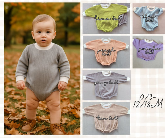 PREORDER: Nevada Waffle onesie 9.22.25