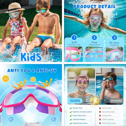 RTS: Bright Wave Kids Swim Goggles