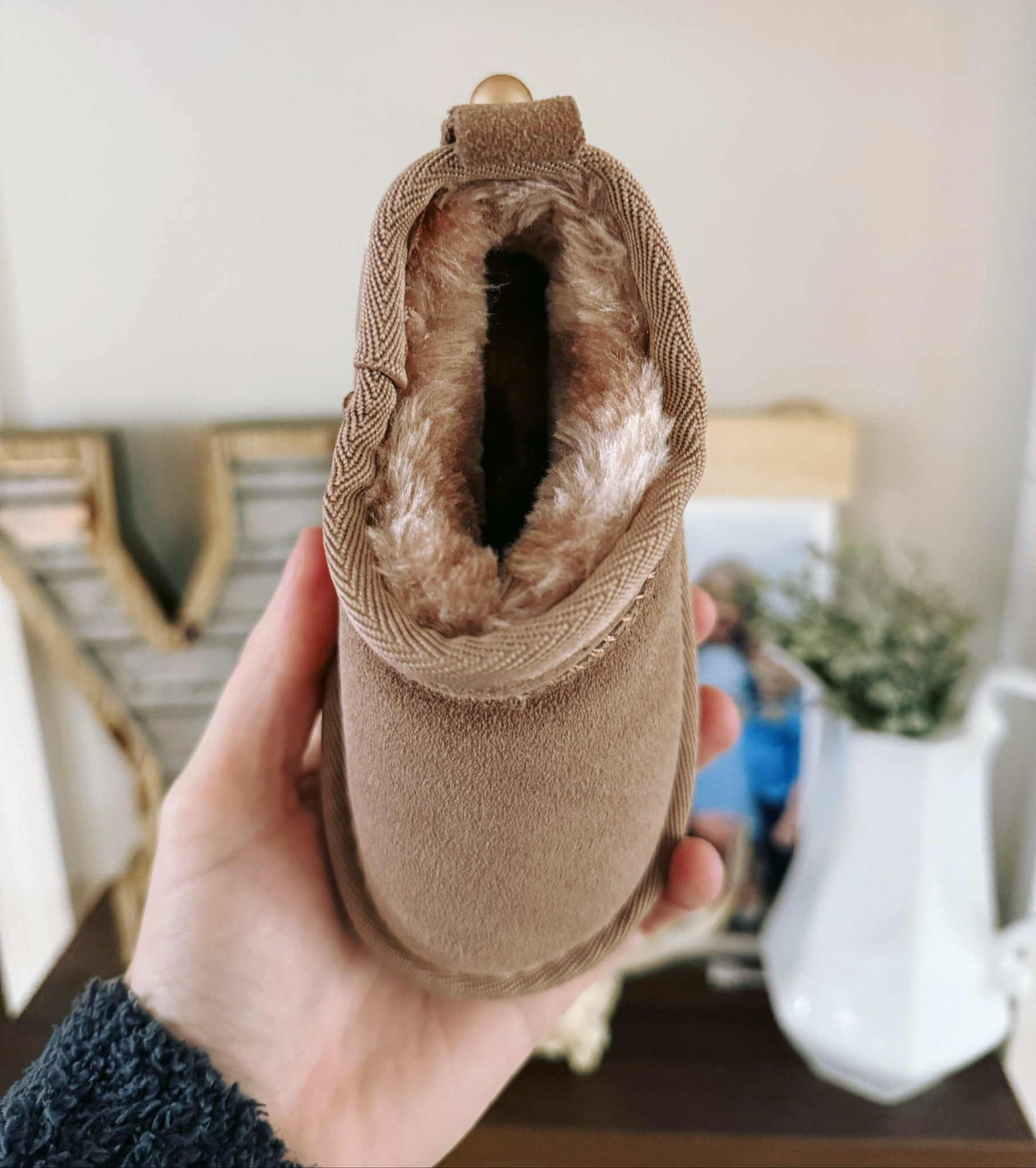 PREORDER: Faux Fur and Suede Mini Shortie Boots (SIZES 5.5-13) BESTSELLER 1.19.26