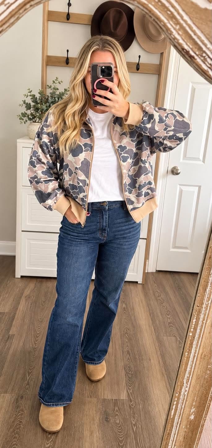 PREORDER: Camo Bomber Jacket RERUN 10.5.26