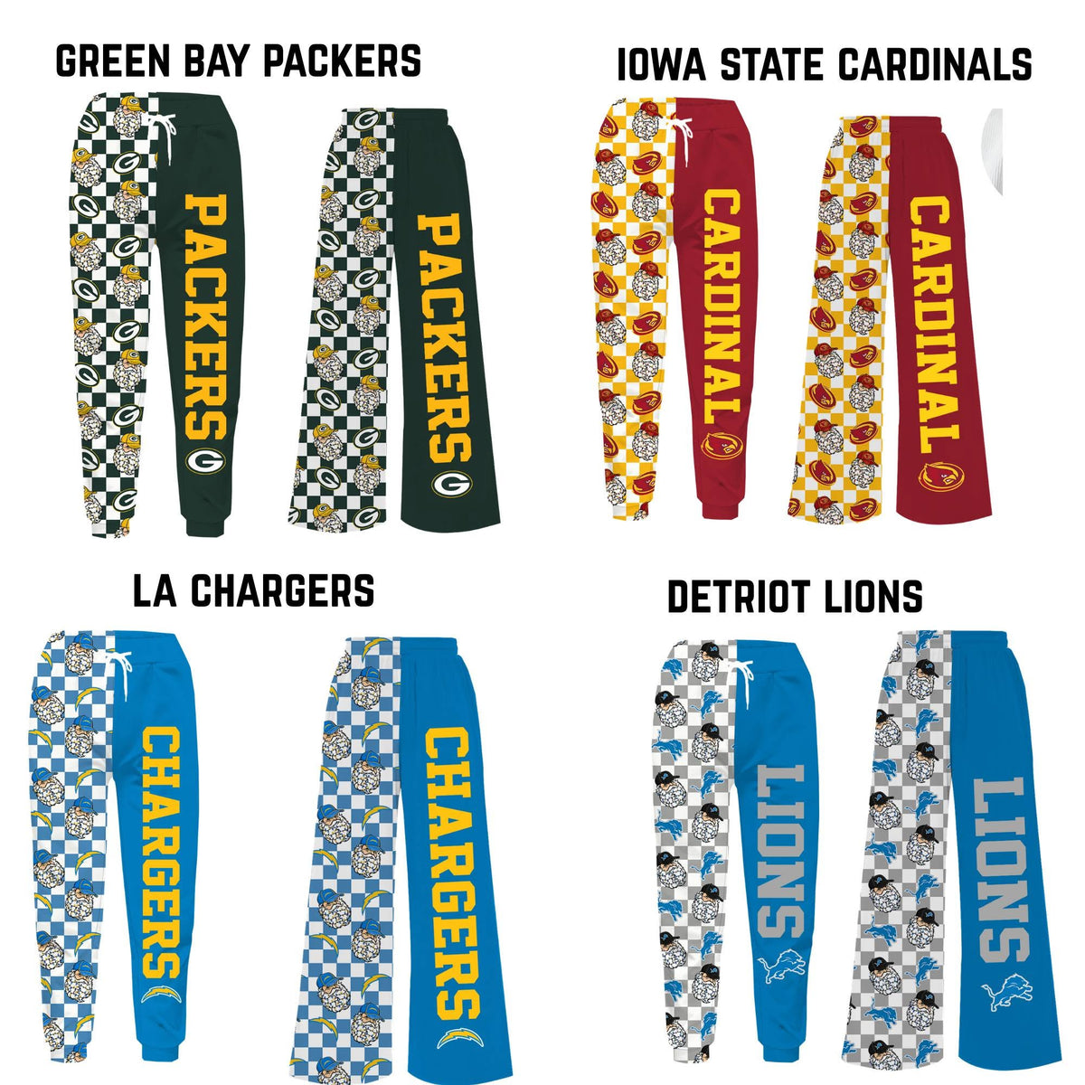 PREORDER: Exclusive Christmas Game Day Joggers - CUSTOM SHOP