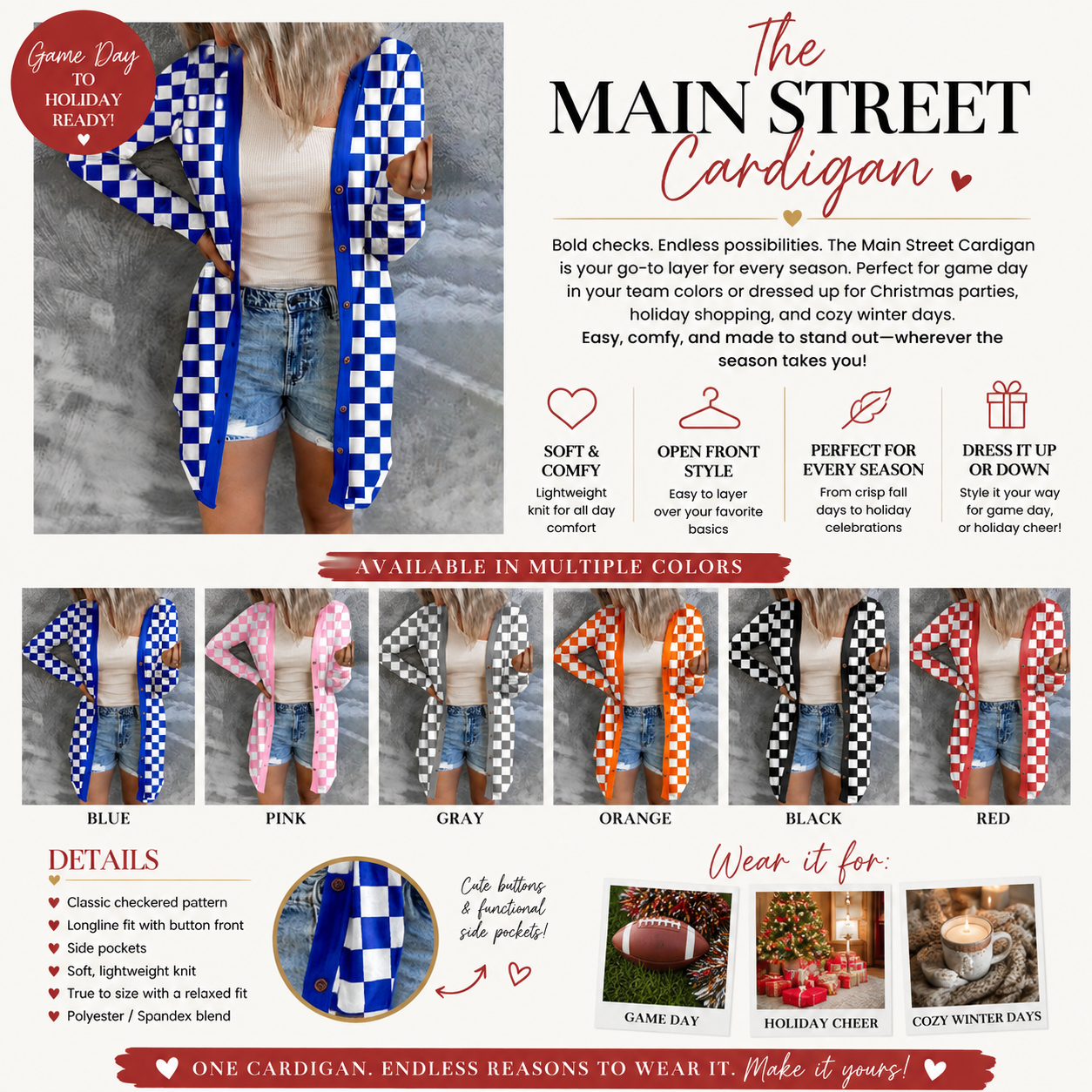 PREORDER: The Main Street Cardigan 9.8.26