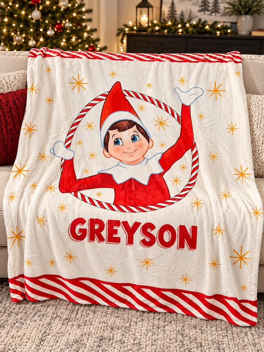 PREORDER: The North Pole Snuggle | Personalized Blanket 10.26.26 OSYM