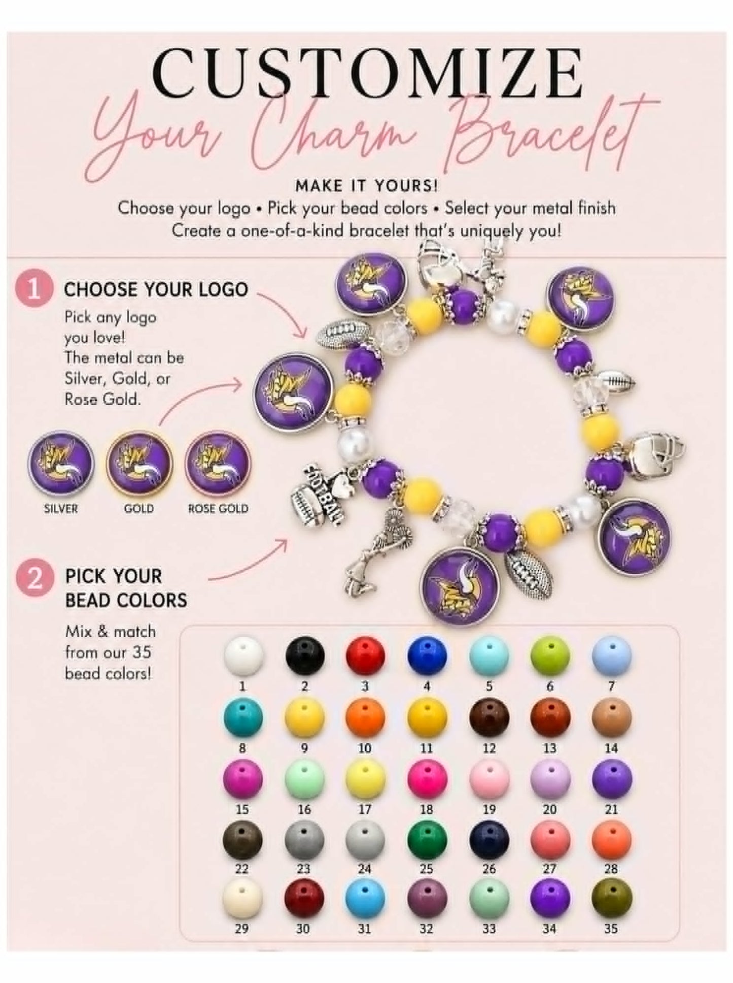 PREORDER: The Game Day Charm Collection - Customized  9.8.26