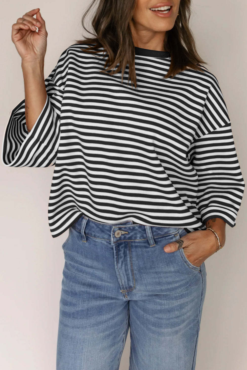 PREORDER: Striped Callie Bow top 1.19.26