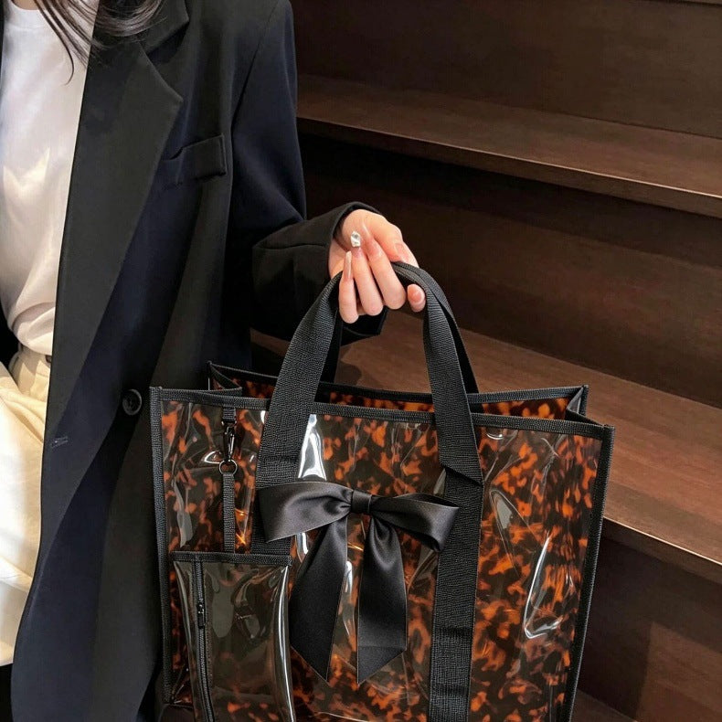 PREORDER: Tortoise PVC Tote  10.19.26
