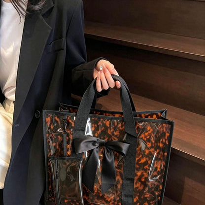 PREORDER: Tortoise PVC Tote  10.19.26