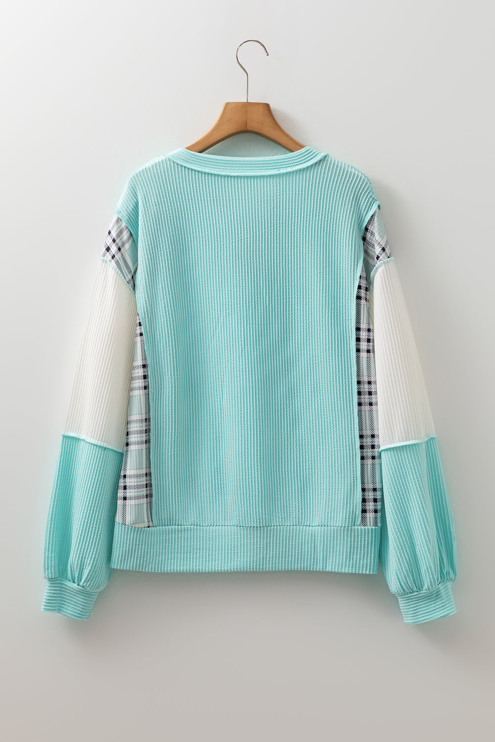 PREORDER: Pop of plaid long sleeve 9.22.25