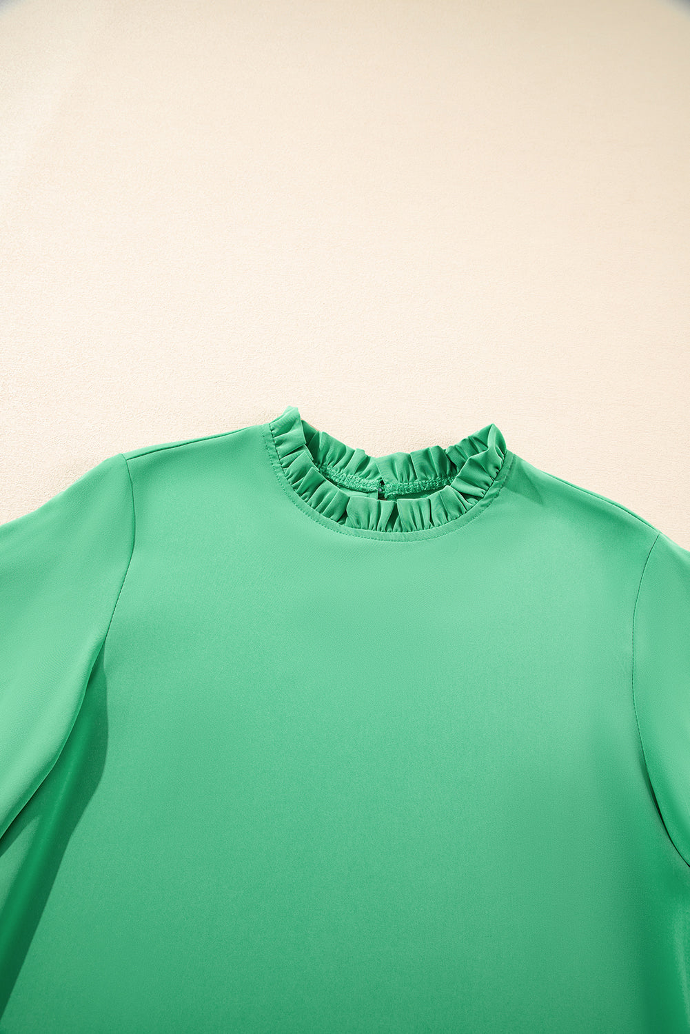 PREORDER: The Zoey Green Ruffle Top 1.20.25