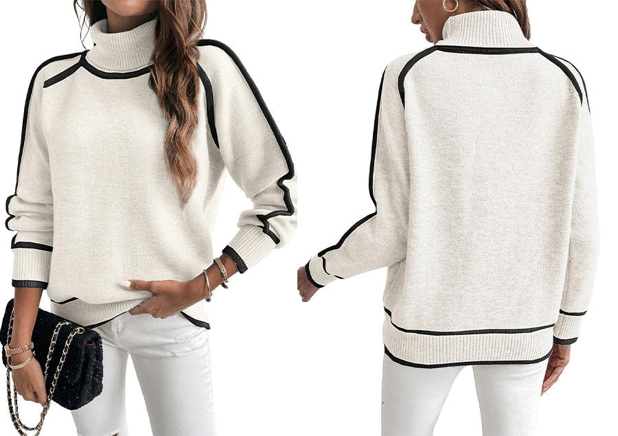 PREORDER: The Lennox Contrast Knit Sweater 11.2.26