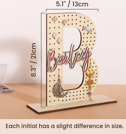 PREORDER: Personalized Name Wood Earring Holder RERUN 11.2.26