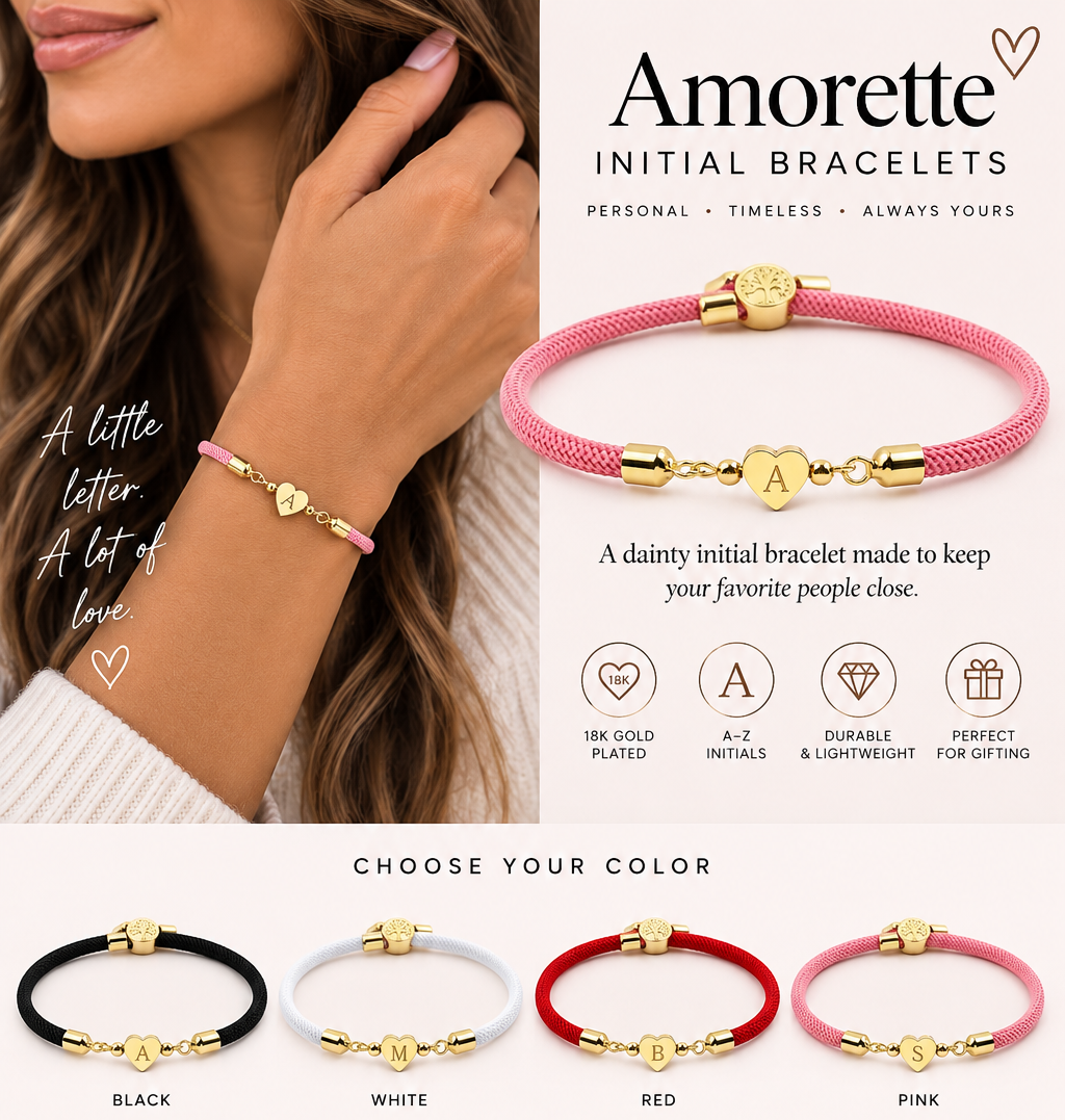 PREORDER: The Amorette Initial Bracelet 9.14.26