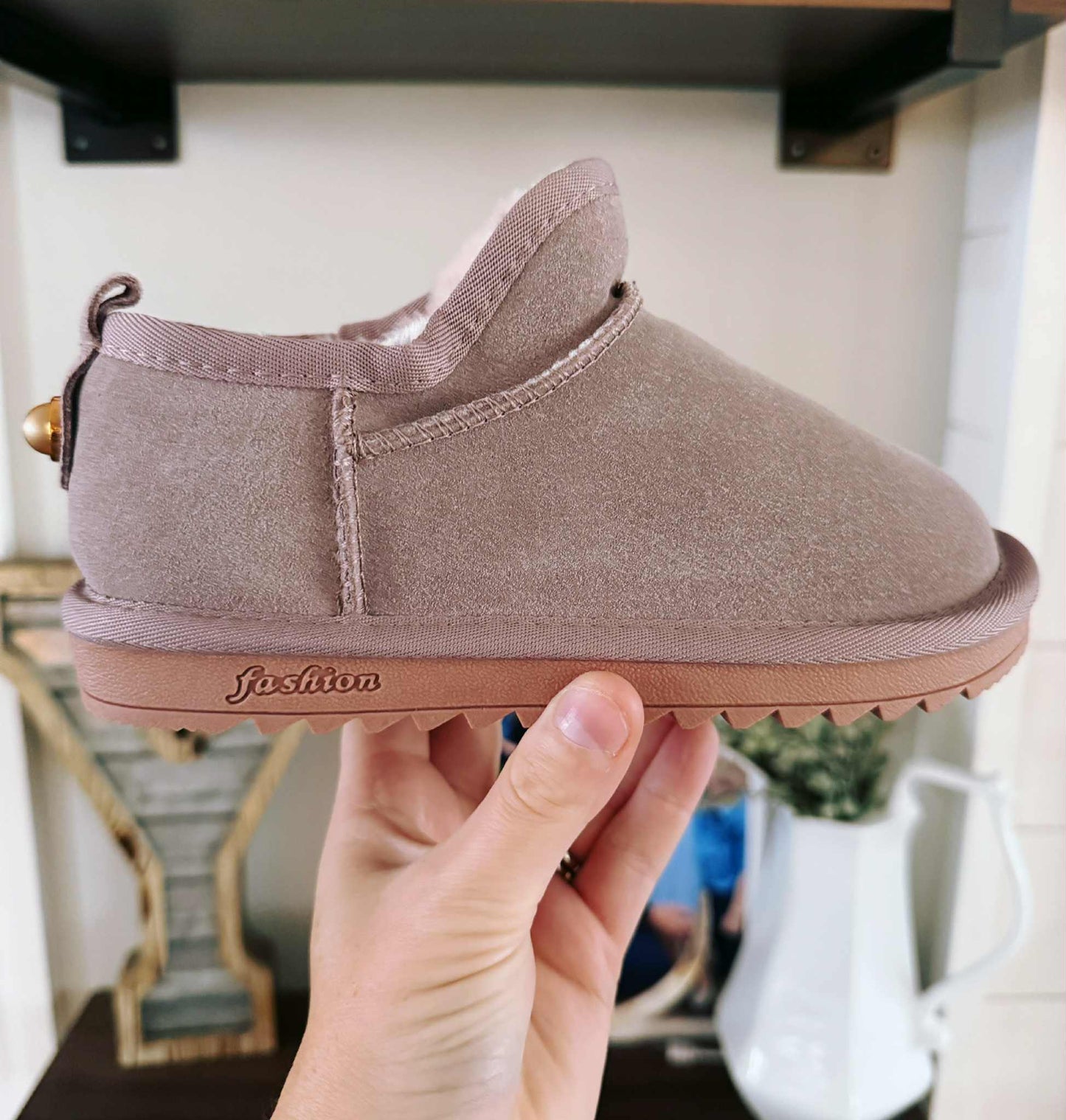 PREORDER: Faux Fur and Suede Mini Shortie Boots (SIZES 5.5-13) BESTSELLER 1.19.26