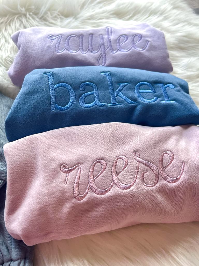 PREORDER: Embroidered Onesies- Long Sleeve 9.8.25