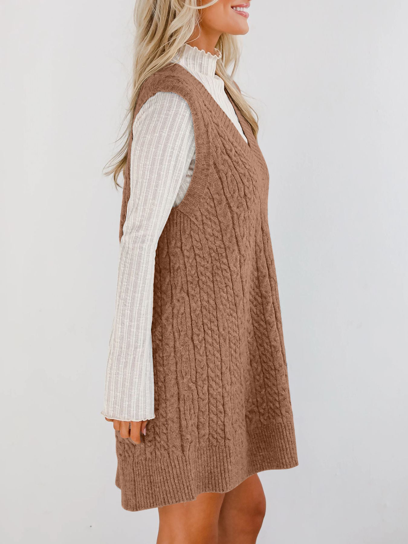 PREORDER: Dakota V sweater dress 9.22.25