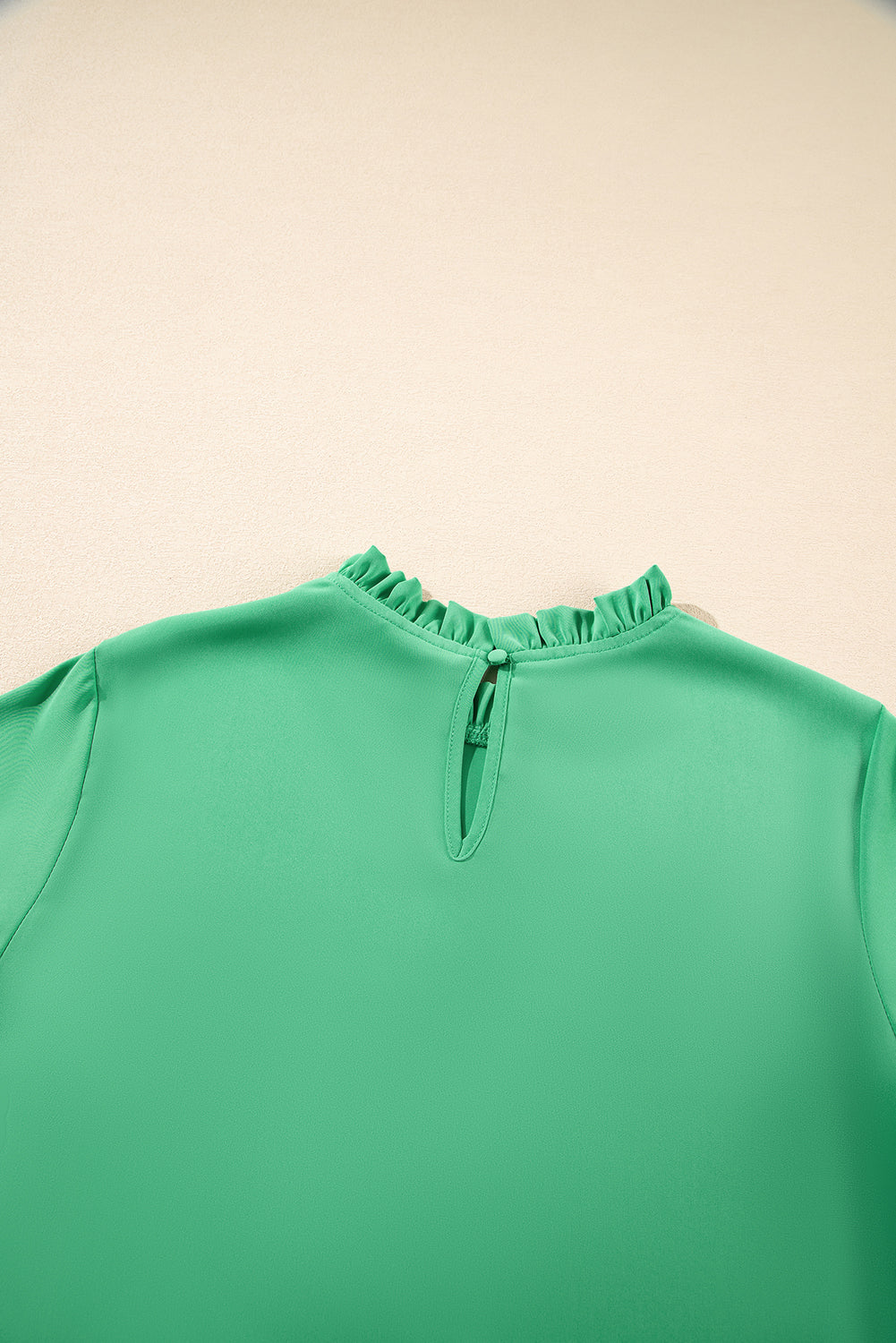 PREORDER: The Zoey Green Ruffle Top 1.20.25