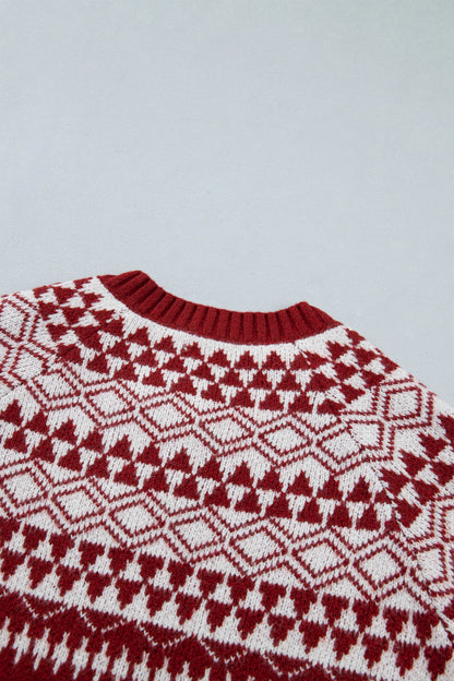 PREORDER: Klarity geometric sweater  10.19.96