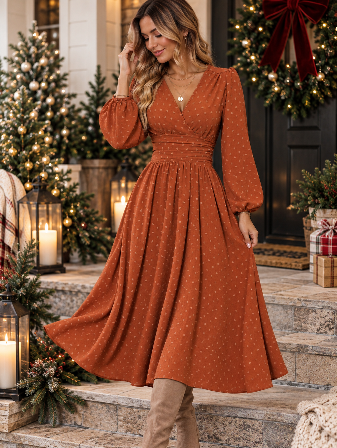 PREORDER: The Holiday Charm Dress 10.5.26