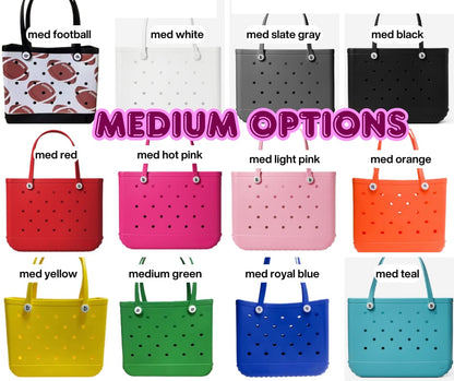 PREORDER: MEDIUM EVA Print & Solid Totes