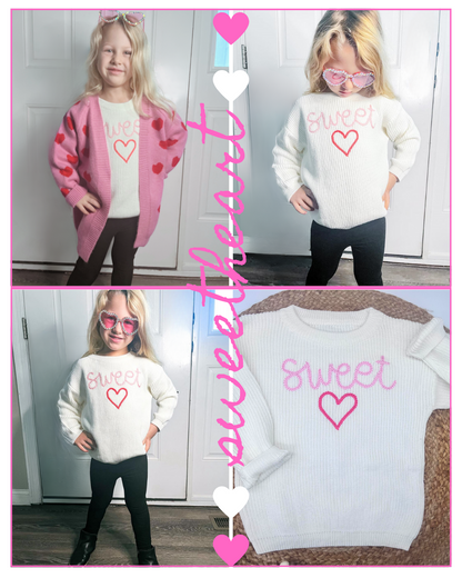 RTS: Mommy and Me Valentine's Sweetheart Sweater!