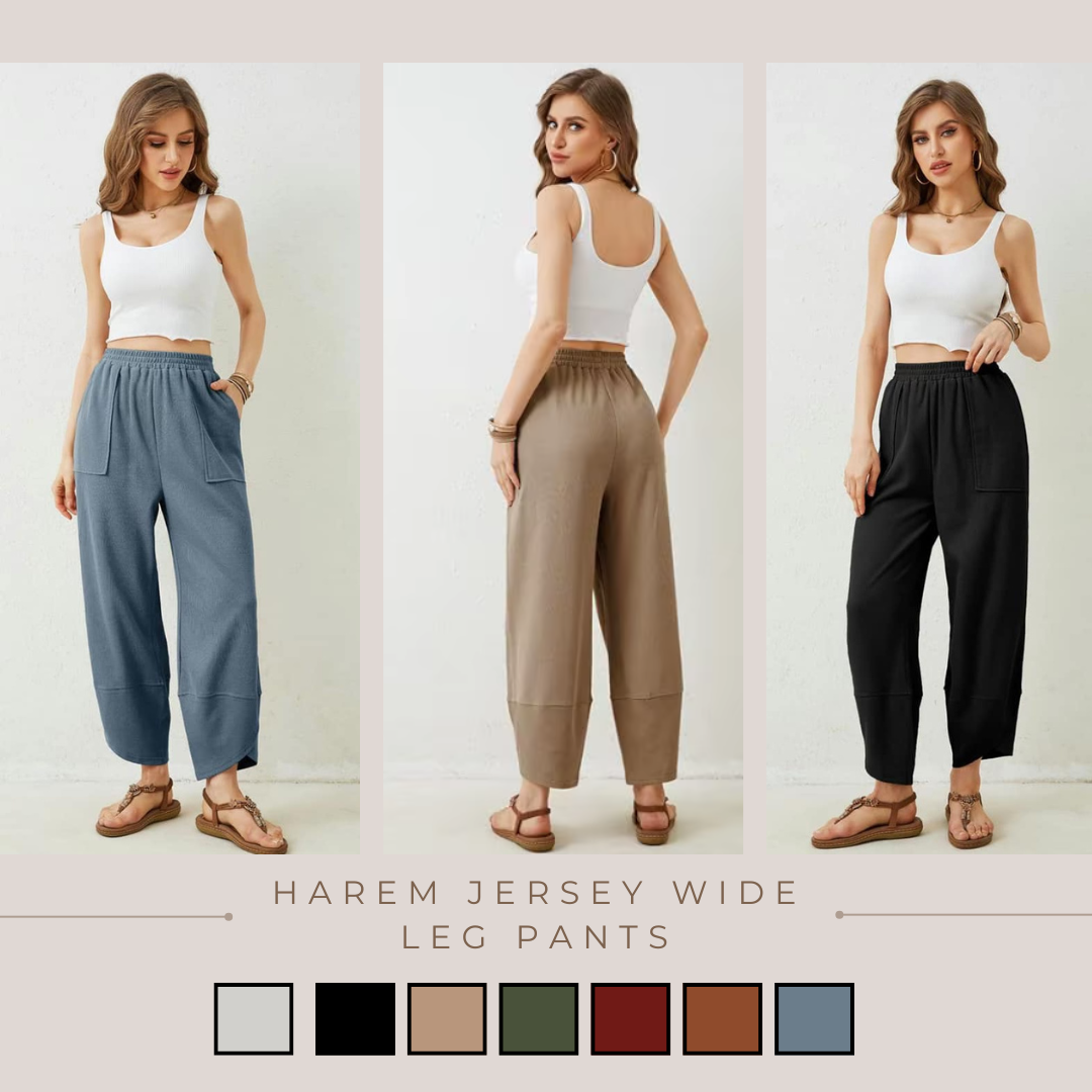 PREORDER: RERUN Harem Jersey Wide Leg Pants 5.19.25 OSYM