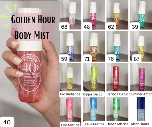 PREORDER: Golden Hour Body Mist 3.9.26 osym